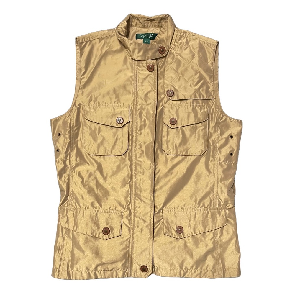 💙💖 Lauren Ralph Lauren Metallic Vest
